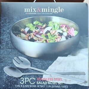 Stainless Steel Salad Bowl Set